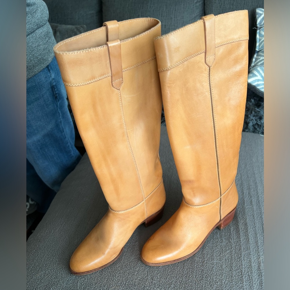 Brazilian Leather Boots - Size 7